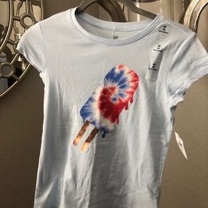 Girl’s Novelty T-shirt Tie Dye Popsicle
